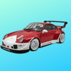 Solido S1808505 1/18 RWB Porco Rosso 2020