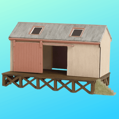 Bachman 44-006 OO Gauge Corrugated Goods Shed