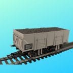Dapol OO Gauge B679 BR 21T Steel Mineral Wagon