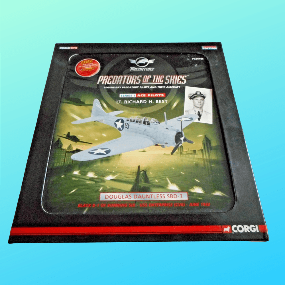 Corgi PR99405 Douglas Dauntless SBD3 Lt Richard H Best Predators of the Skies