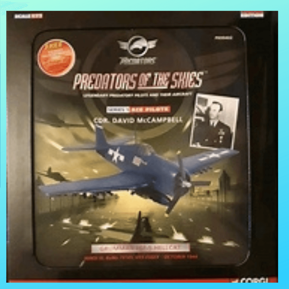 Corgi PR99402 Grumman F6F5 Hellcat Cdr David McCampbell Predators of the Skies