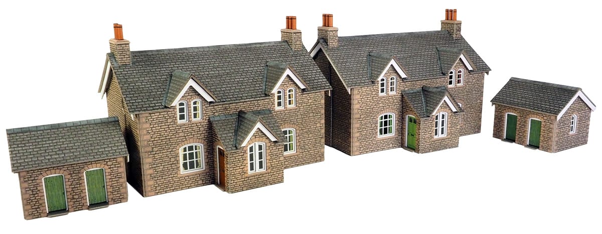 Metcalf PO255 OO Workers Cottages