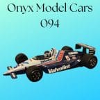 Onyx Model Cars 1990 Lola Valvoline Diecast Model Indy Cars Collection Vintage 1:43 scale