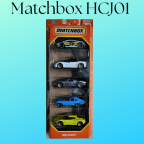 Matchbox HCJ01 "MBX Exotic" - 5 Car Set 1/64