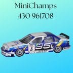 Mini Champs 430 961708 Volvo Saloon BTCC 1996 K Burt