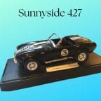 Sunnyside Shelby Cobra 427 S/C Black Diecast Collectible 1/24