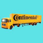 Corgi 1/50 75802 MAN Curtainside Continental Reifen
