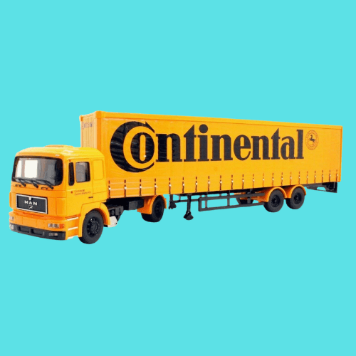 Corgi 1/50 75802 MAN Curtainside Continental Reifen