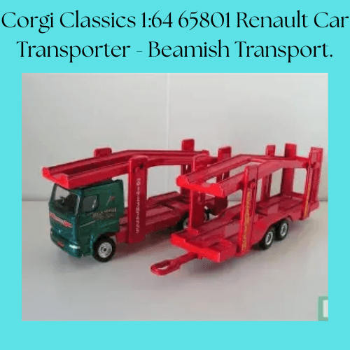 Corgi Classics 1:64 65801 Renault Car Transporter - Beamish Transport.