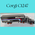 VINTAGE CORGI C1247 SCAMMEL TRUCK - BF GOODRICH LIVERY - DIECAST MODEL HGV