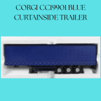 CORGI CC19901 BLUE CURTAINSIDE TRAILER 1:50 scale