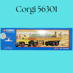 Corgi Classics: 56301 Richfield Diamond T620 Semi Flatbed + Canvas/Oil Drums