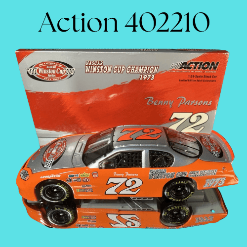 Benny Parsons #72 The Victory Lap 1973 Champion 2003 Chevrolet Monte Carlo 1:24
