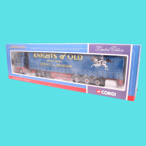 Corgi 1/50 75405 Leyland Daf Curtainside Knights of Old