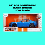 Jada Toys 1/24 BigTime Muscle 2024 Ford Mustang Dark Horse
