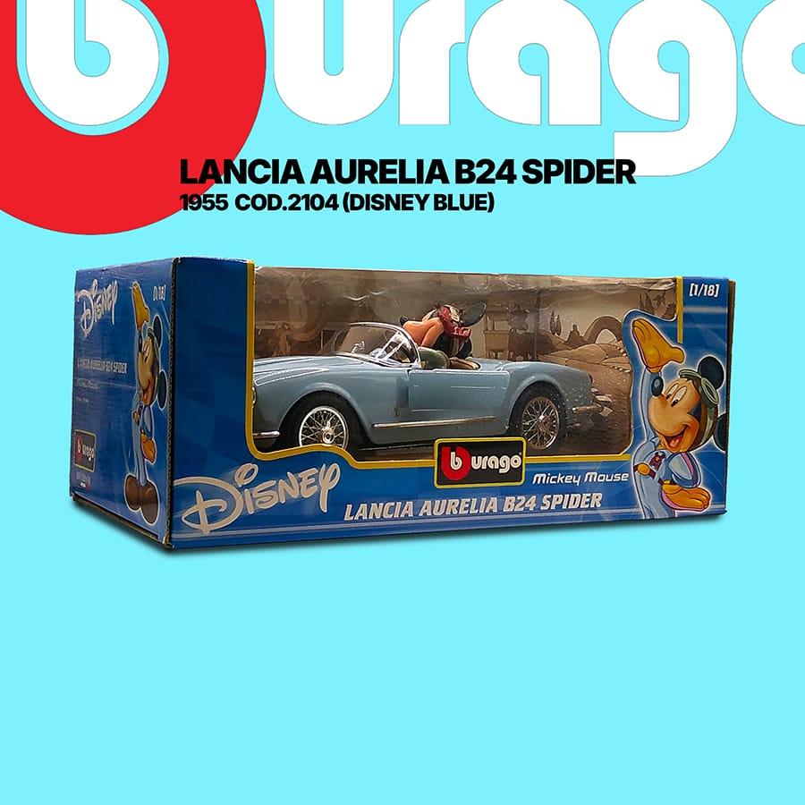 Burago 1/18 2021 Lancia Aurelia B24 Spider