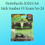 Hotwheels 2024 1/64 Kick Sauber F1 Team No 24