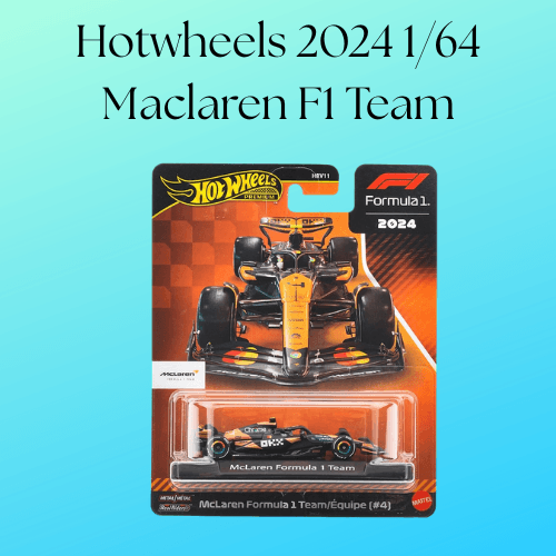 Hotwheels 2024 1/64 MMaclaren F1 Team No 4