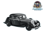 Oxford Diecast 76JSS006 SS Jaguar Dark Blue 1/76 Scale