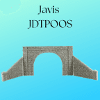 Javis JDTPOOS Double Track Tunnel Portal with Side Walls Stone OO Gauge