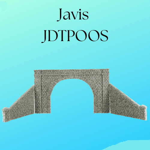 Javis JDTPOOS Double Track Tunnel Portal with Side Walls Stone OO Gauge
