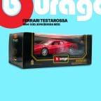 Burago 1/18 3019 Ferrari Testarossa 1984 Red