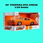 JADA 1/24 Scale BigTime Muscle 69' Pontiac Judge GTO Duke Orange