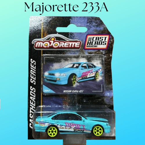 Majorette 233A Nissan Cefiro A31 JDM Legends 1/64 Scale