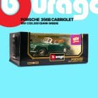 Burago 1/18 3051 Porsche 356B Cabriolet 1961 Green