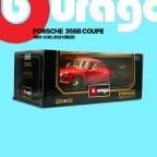 Burago 1/18 3051 Porsche 356B Cabriolet 1961 Red