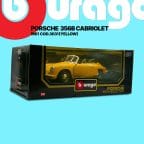 Burago 1/18 3031 Porsche 356B Cabriolet 1961 Yellow