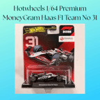 Hotwheels 1/64 Premium MoneyGram Haas F1 Team No 31
