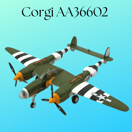 Corgi AA36602 Lockheed P-38J Droop Snoot Lightning, Eze Does It 1/72