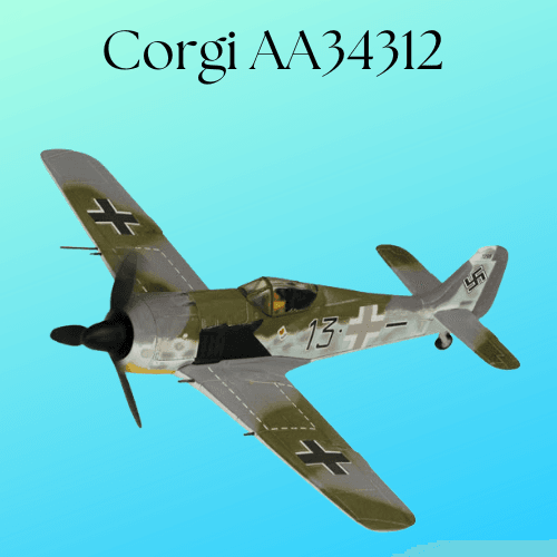 Corgi Aviation Archive AA34312 1/72 Scale Focke-Wulf Fw190 A5 – Major Josef Priller, JG26, Lille, France, 1943