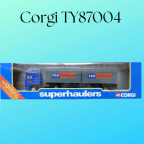 Corgi Classics TY87004 Super Haulers DAF 95 Skeleton Trailer - P&O Nedlloyd 1/64