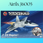 Airfix J6005 Quickbuild F-22 Raptor.