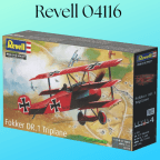 Revell 04116 Fokker Dr.1 Triplane 1/72 Scale