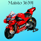 Maisto 36391 Ducati Desmosedici GP22 n°63 World Champion Moto GP 2022 Team Ducati Lenovo Driver Francesco Bagnaia 1/18 Scale