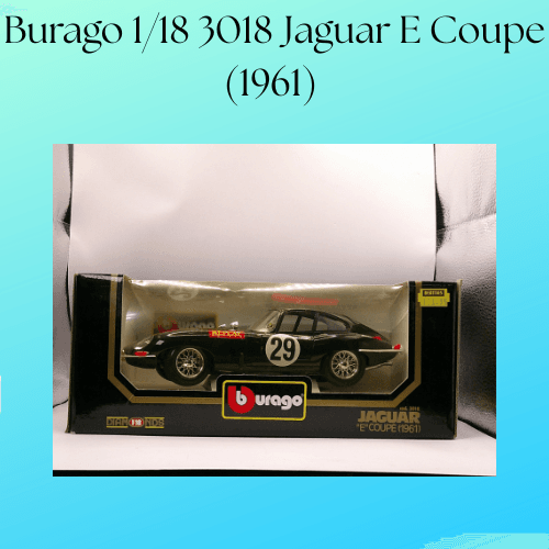 Burago 1/18 3018 Jaguar E Coupe (1961)