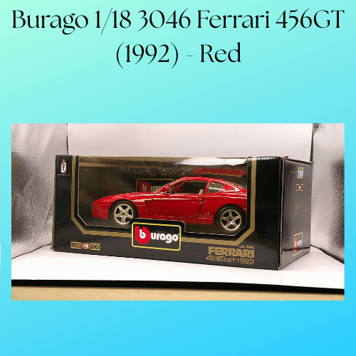 Burago 1/18 3046 Ferrari 456GT (1992) - Red