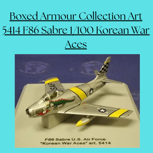 Boxed Armour Collection Art 5414 F86 Sabre 1/100 Korean War Aces