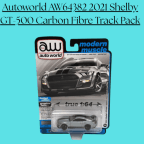 Autoworld AW64382 2021 Shelby GT-500 Carbon Fibre Track Pack