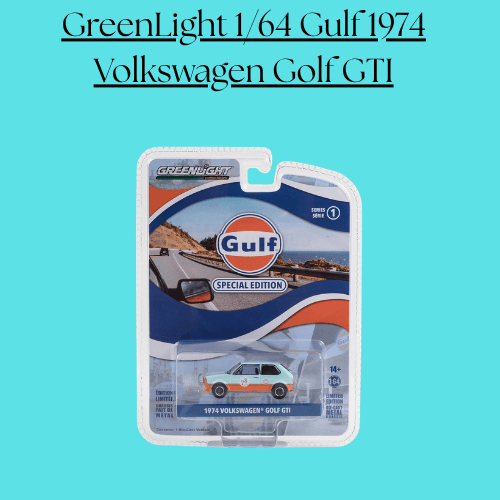 GreenLight 1/64 Gulf 1974 Volkswagen Golf GTI