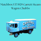 Matchbox Y37 1929 Garrett Steam Wagon Chubbs