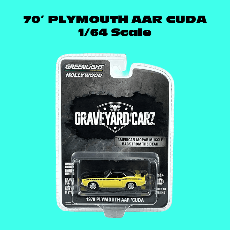 GreenLight 1/64 1970 Plymouth AAR 'Cuda Yellow