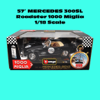 Burago 1/18 1957 Mercedes-Benz 300SL Roadster (#3223) 1000 MIGLIA