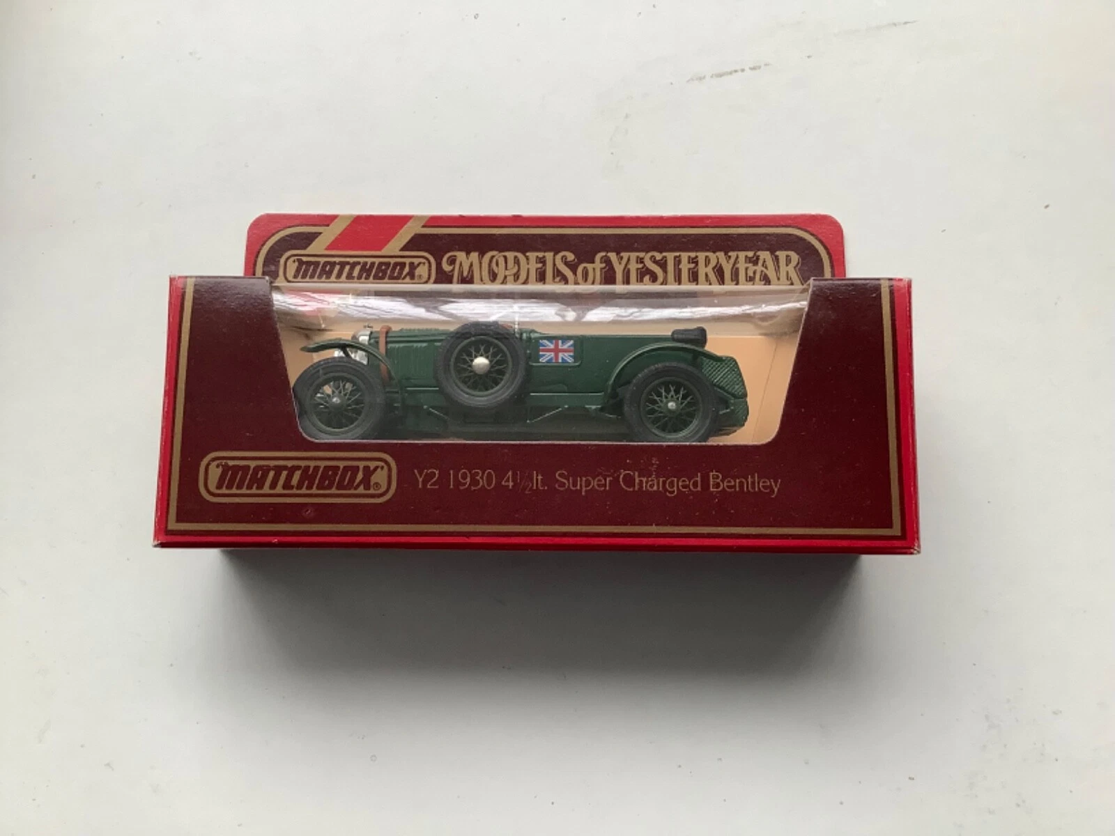 Matchbox Y2 1930 4 1/2 Ltr Supercharged Bentley Green