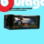 Burago 3008 Alfa Romeo 2300 Spider 1932 Silver 1/18 Scale