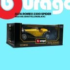 Burago 3008 Alfa Romeo 2300 Spider 1932 Yellow 1/18 Scale