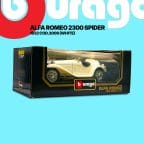 Burago 3008 Alfa Romeo 2300 Spider 1932 White 1/18 Scale